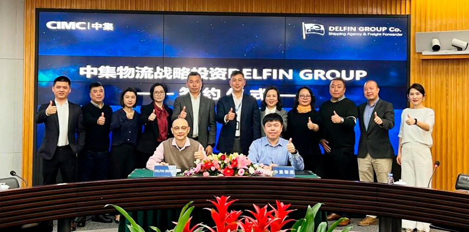 CIMC Logistics y Delfin Group firmaron un acuerdo de integración estratégica
